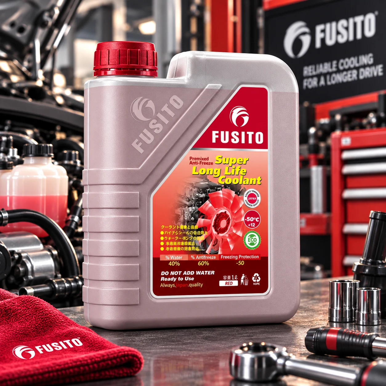 long-life-coolant-50℃-red