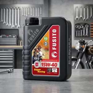 Nhớt xe côn tay/xe số Super RACING 15W-40 1L
