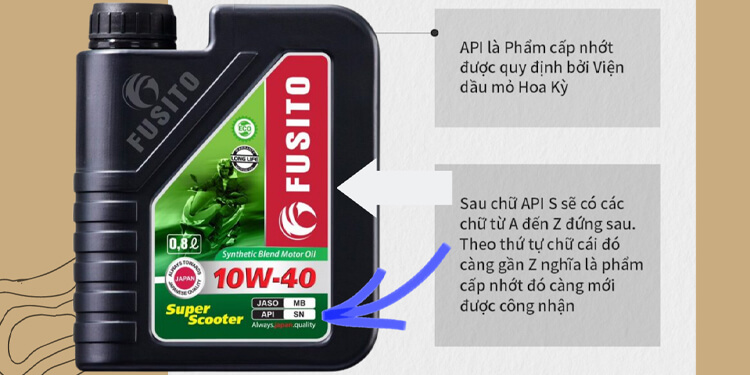 API dầu nhớt là gì? Tầm quan trọng của nó như thế nào khi tìm mua dầu nhớt? Chỉ số API nào của dầu nhớt bạn cần quan tâm? Hãy cùng làm rõ với Fusito Việt Nam!