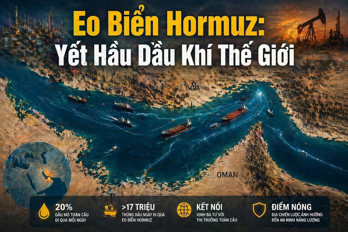 Eo Biển Hormuz: Yết Hầu Dầu Khí Khiến Thế Giới Lao Đao 2026
