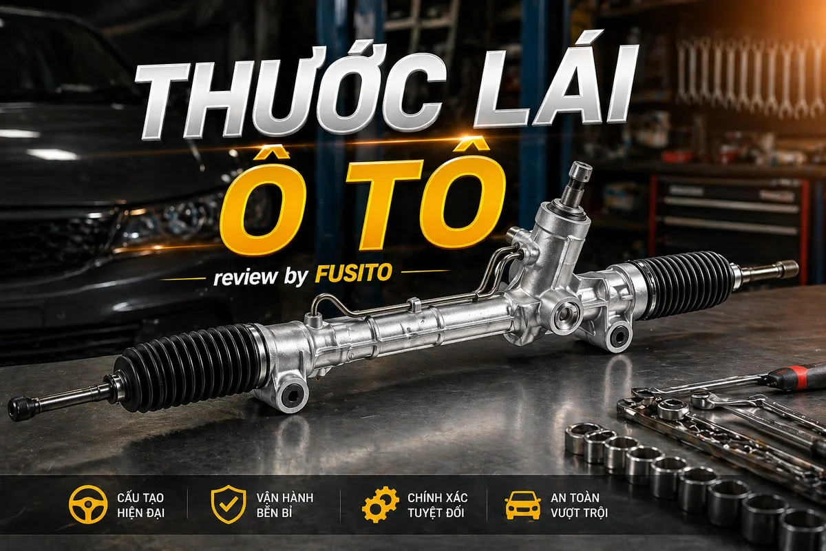 Thước Lái Ô Tô: Cấu Tạo - Nguyên Lý & Bí Kíp Chọn Dầu Trợ Lực